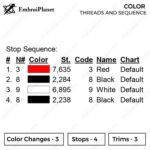 Uchiha Crest Embroidery Design - Naruto Anime Embroidery Design