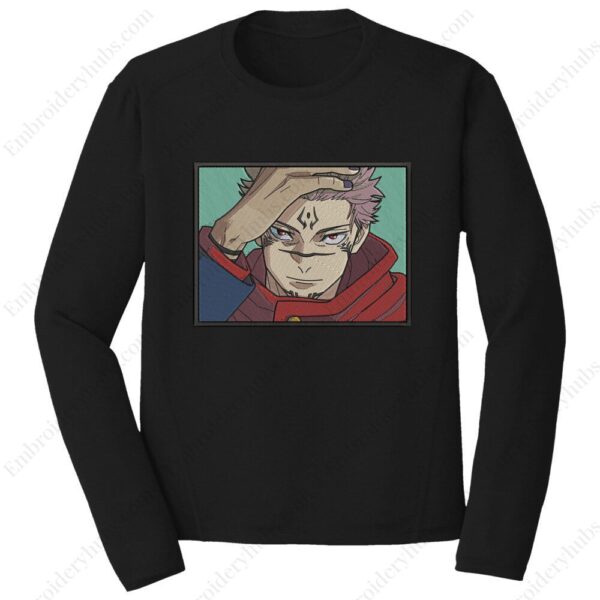 Ryomen Sukuna Embroidery Design - Jujutsu Kaisen Anime Embroidery Design