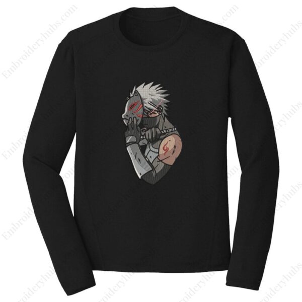 Kakashi Anbu Embroidery Design - Naruto Anime Embroidery Design