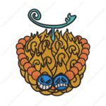 Ace Devil Fruit Embroidery Design - One Piece Anime Embroidery Design