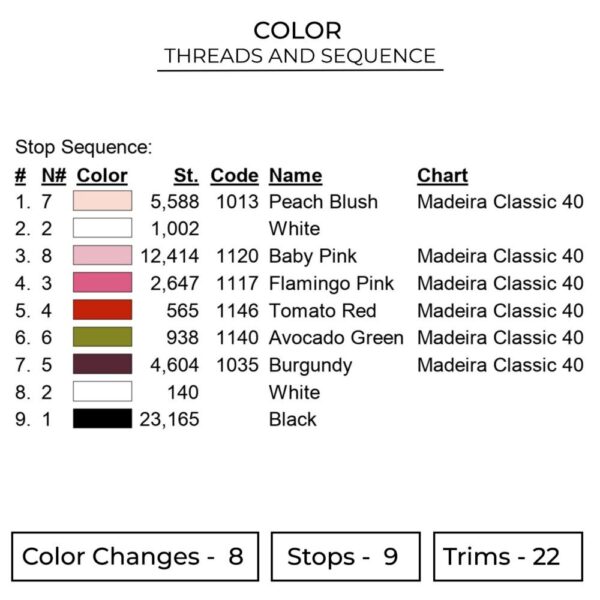 Nezuko Round Embroidery Design - Demon Slayer Anime Embroidery Design