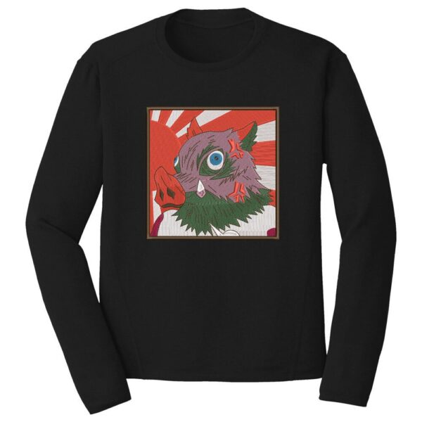 Inosuke Angry Embroidery Design - Demon Slayer Anime Embroidery Design