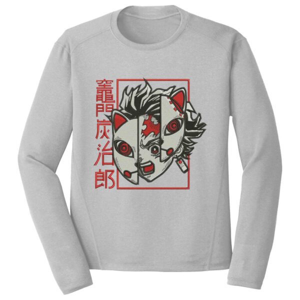 Tanjiro Mask Embroidery Design - Demon Slayer Anime Embroidery Design