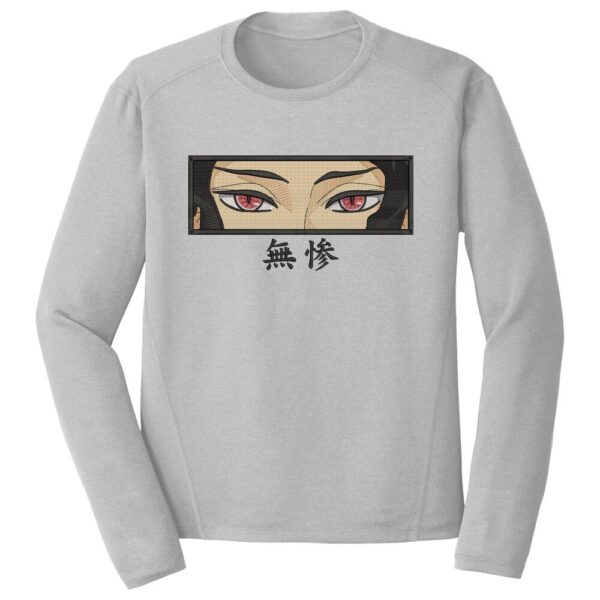 Muzan Eyes Embroidery Design - Demon Slayer Anime Embroidery Design