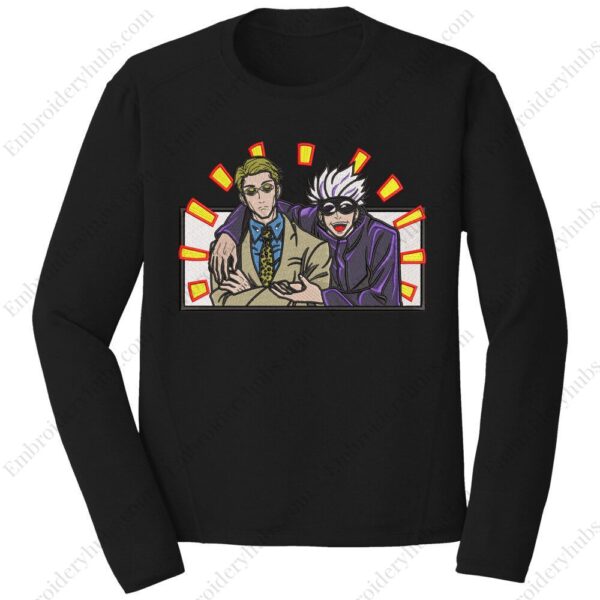 Gojo Nanami Embroidery Design - Jujutsu Kaisen Anime Embroidery Design