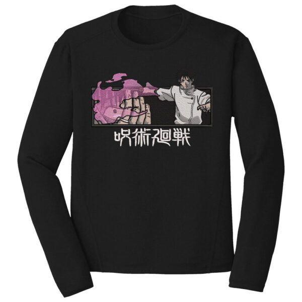 Yuta Attack Embroidery Design - Jujutsu Kaisen Anime Embroidery Design