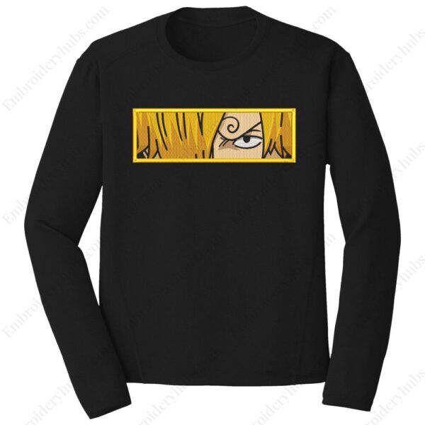 Sanji Eyes Embroidery Design - One Piece Anime Embroidery Design