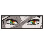 Douma Eyes Embroidery Design - Demon Slayer Anime Embroidery Design