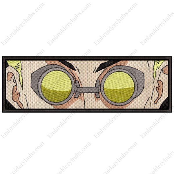 Nanami Eyes Embroidery Design - Jujutsu Kaisen Anime Embroidery Design