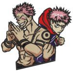 Sukuna Itadori Embroidery Design - Jujutsu Kaisen Anime Embroidery Design