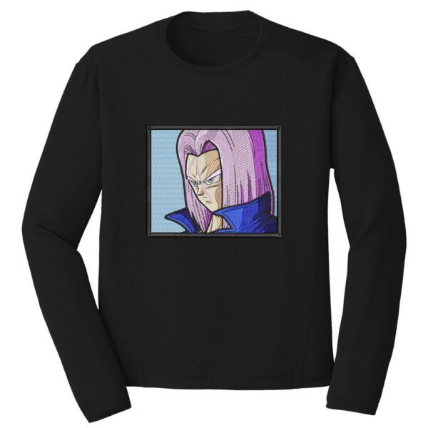Trunks Embroidery Design - Dragon Ball Anime Embroidery Design
