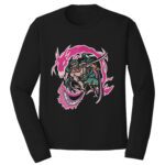 Zoro Dragon Attack Embroidery Design - One Piece Anime Embroidery Design
