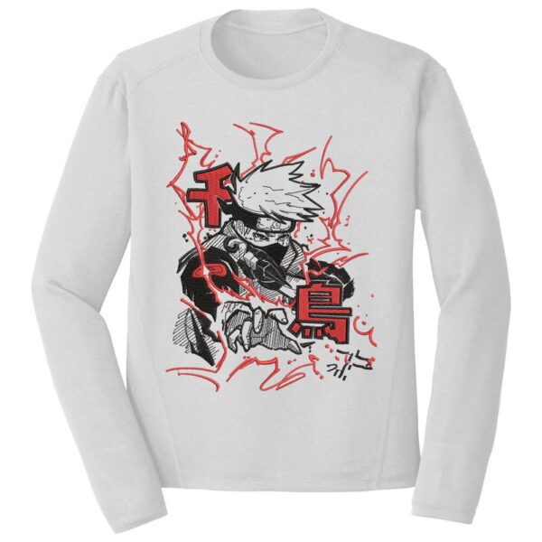 Kakashi Hatake Embroidery Design - Naruto Anime Embroidery Design