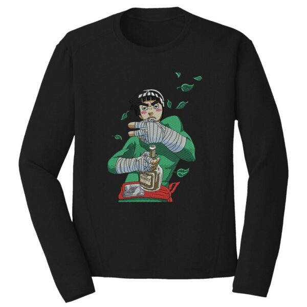 Rock Lee Drunk Embroidery Design - Naruto Anime Embroidery Design