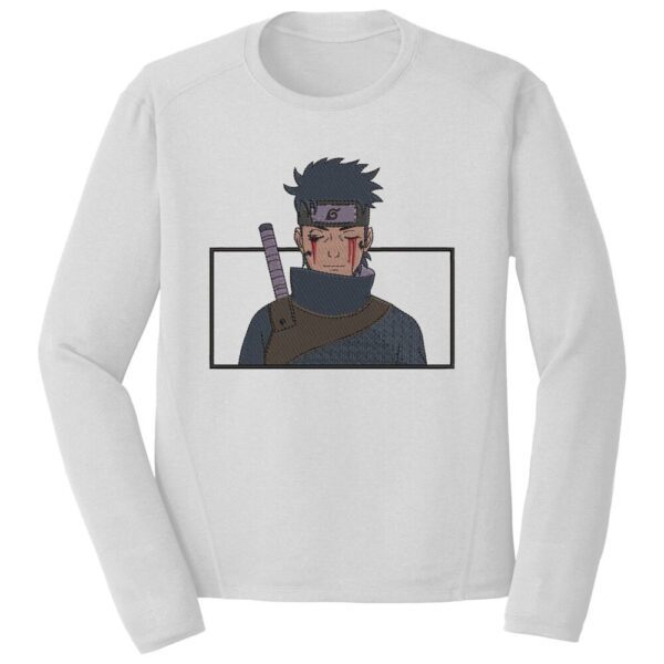 Shisui Uchiha Embroidery Design - Naruto Anime Embroidery Design