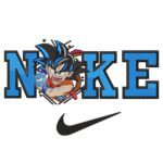 Kid Goku Nike Embroidery Design - Dragon Ball Nike Anime Embroidery Design
