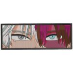 Todoroki Eyes Embroidery Design - My Hero Academia Anime Embroidery Design