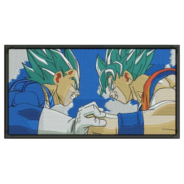 Goku vs Vegeta Embroidery Design - Dragon Ball Anime Embroidery Design