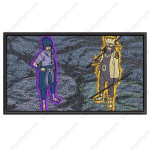 Naruto Sasuke Embroidery Design - Naruto Anime Embroidery Design