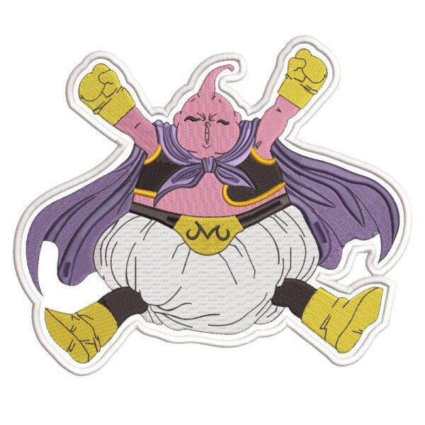 Magin Buu Embroidery Design - Dragon Ball Anime Embroidery Design