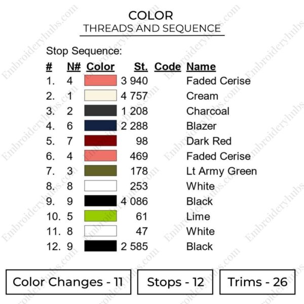 Nana Osaki Swoosh Embroidery Design - Nana Nike Anime Embroidery Design