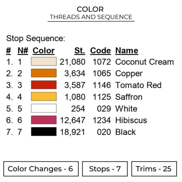 Shana Eyes Embroidery Design - Shakugan no Shana Anime Embroidery Design