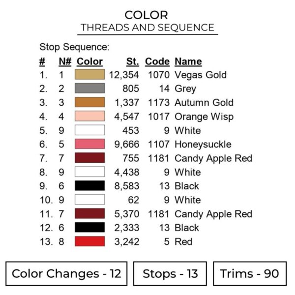 Yuno Gasai Axe Embroidery Design - Future Diary Anime Embroidery Design