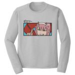 Zero Two Embroidery Design - Darling in the Franxx Anime Embroidery Design