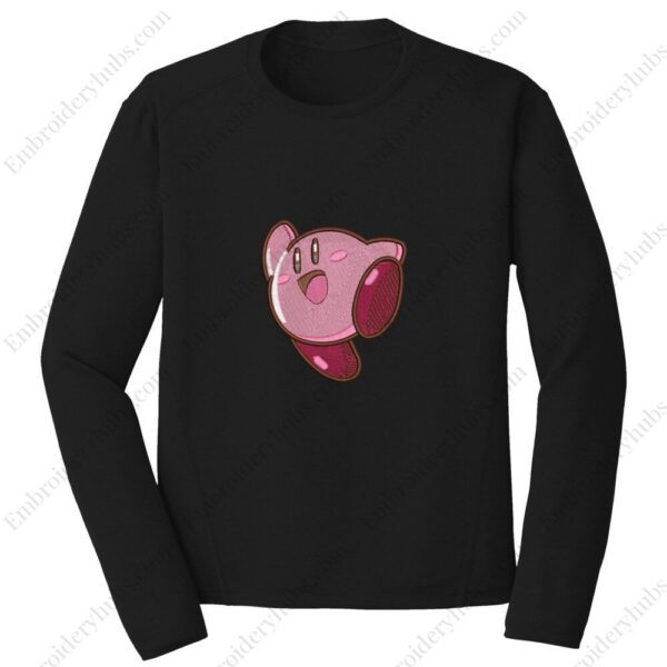 Kirby Embroidery Design - Kirby Game Embroidery Design