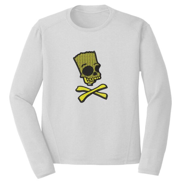 Bart Bones Embroidery Design - Simpsons