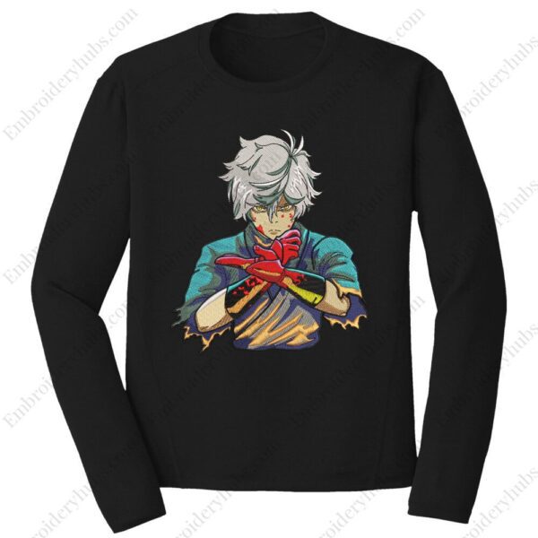 Gabimaru Embroidery Design - Hell's Paradise Anime Embroidery Design