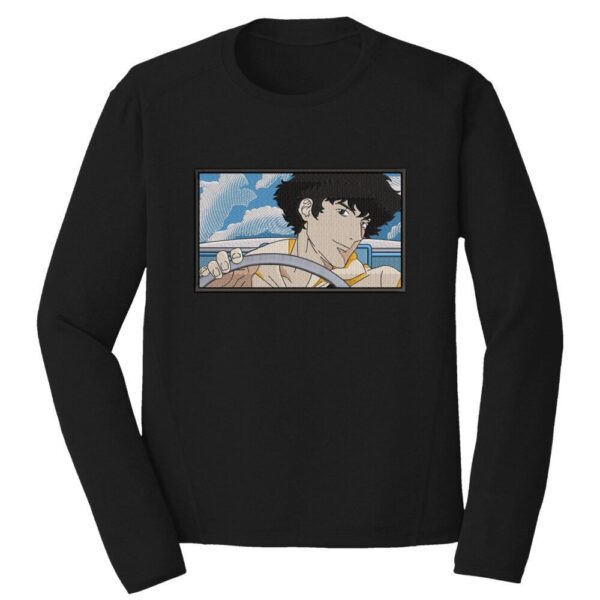 Spike Spiegel Embroidery Design - Cowboy Bebop Anime Embroidery Design