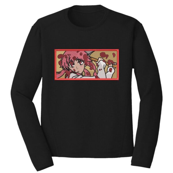 Yuno Gasai Axe Embroidery Design - Future Diary Anime Embroidery Design