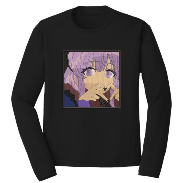 Yuno Gasai Heart Embroidery Design - Future Diary Anime Embroidery Design