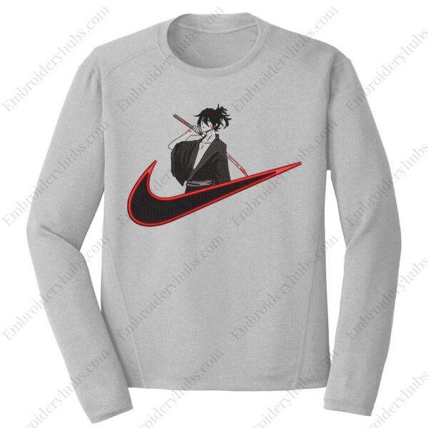 Yato Swoosh Embroidery Design - Noragami Nike Anime Embroidery Design
