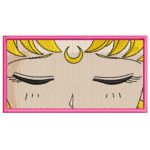 Sailor Moon Eyes Embroidery Design - Sailor Moon Anime Embroidery Design