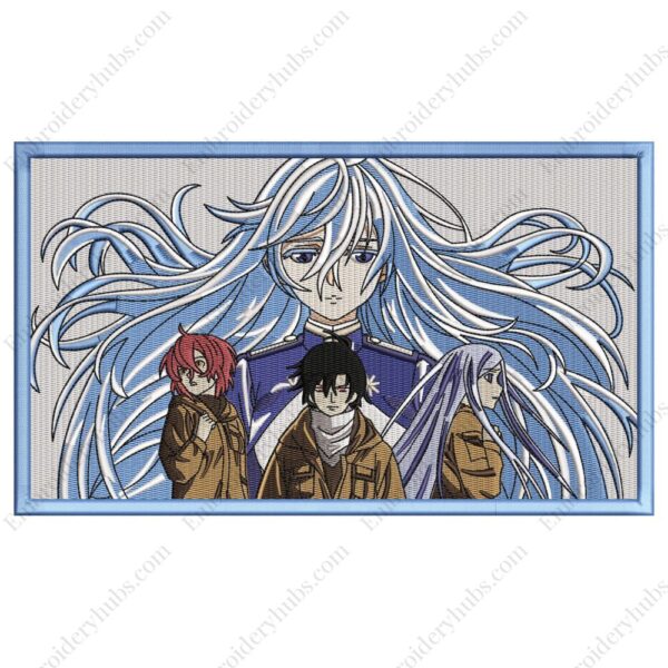 Eighty Six Squad Embroidery Design - Eighty Six Anime Embroidery Design