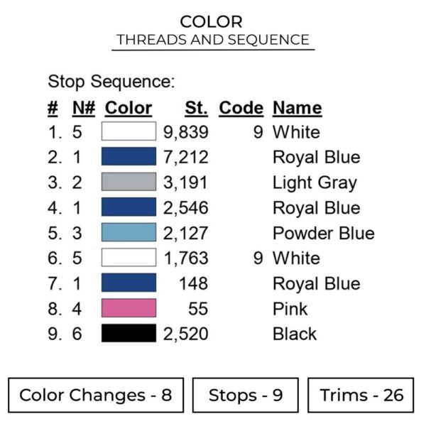 Emily Nike Embroidery Design - Corpse Bride