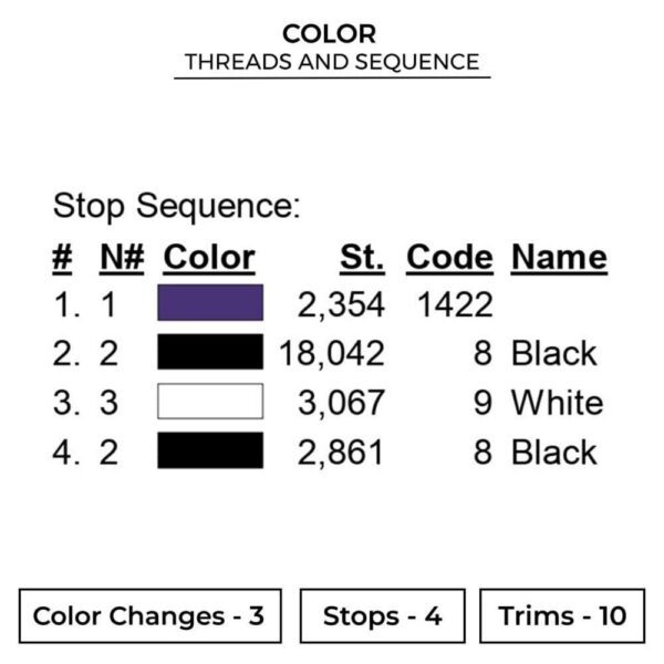 Brook Logo Embroidery Design - One Piece Anime Embroidery Design