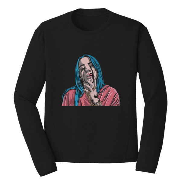 Billie Eilish Embroidery Design
