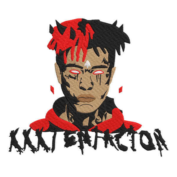 Xxxtentacion Embroidery Design