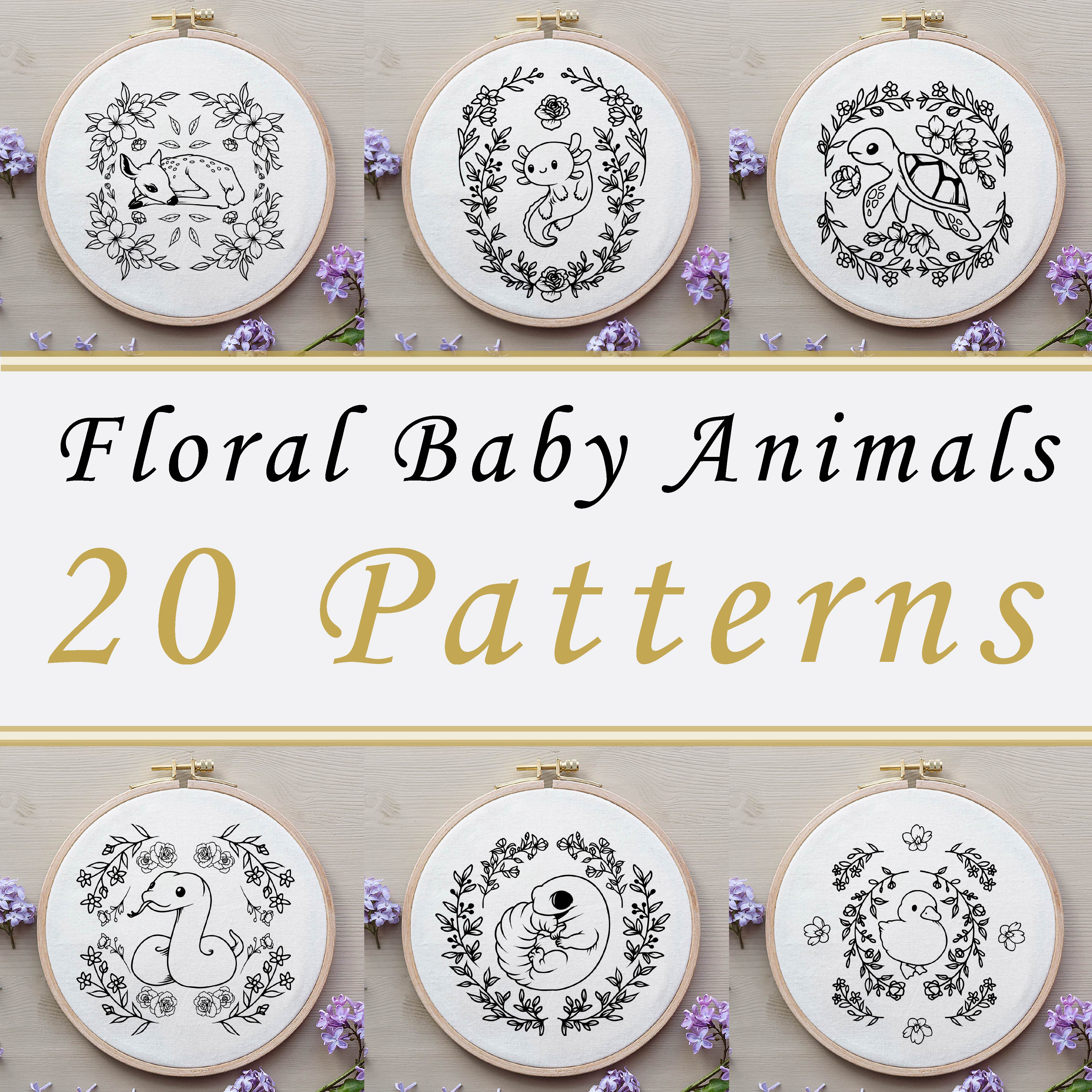 Floral-baby-animals