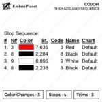 Uchiha Crest Embroidery Design - Naruto Anime Embroidery Design