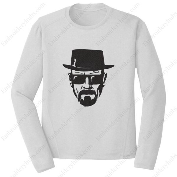 Heisenberg Embroidery Design - Breaking Bad