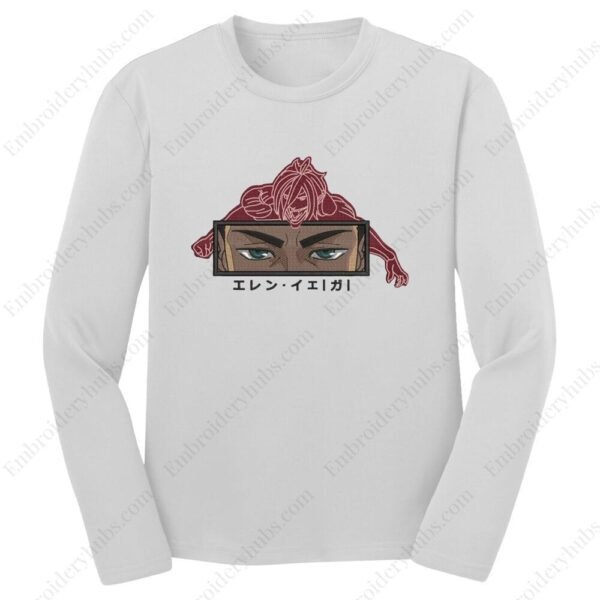 Eren Eyes Embroidery Design File -  Attack On Titan Anime Embroidery Design