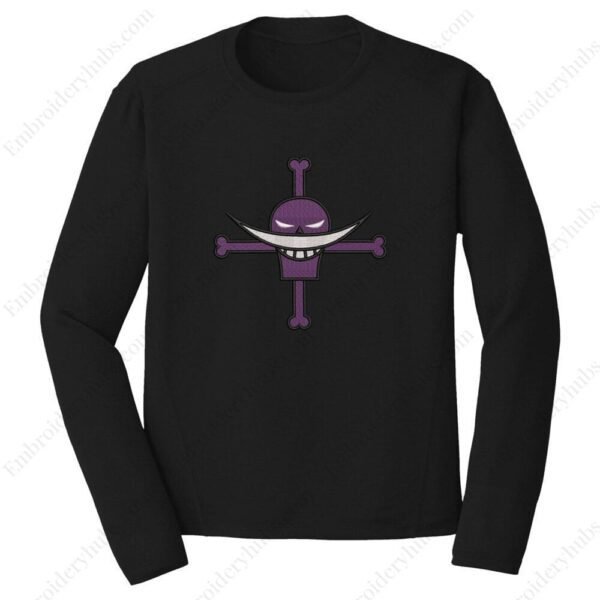 Whitebeard Logo Embroidery Design - One Piece Anime Embroidery Design