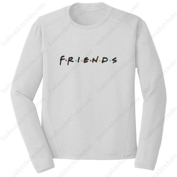 Friends Logo Embroidery Design - Friends