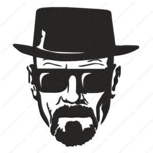 Heisenberg Embroidery Design - Breaking Bad
