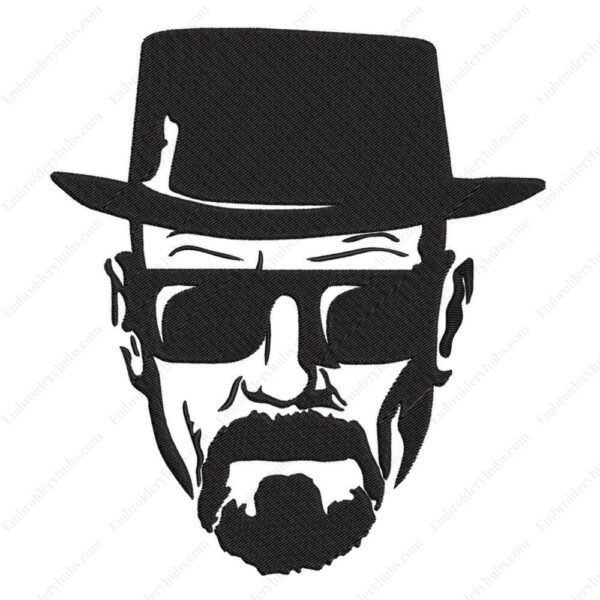 Heisenberg Embroidery Design - Breaking Bad