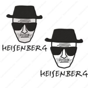 Heisenberg Sketch Embroidery Design - Breaking Bad